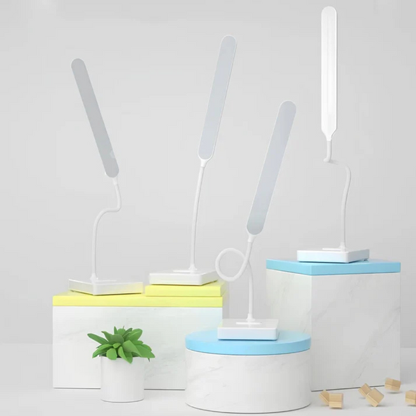 Flexible Arm USB Rechargeable Desk Lamp – Adjustable LED Lighting