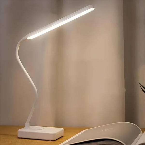 Flexible Arm USB Rechargeable Desk Lamp – Adjustable LED Lighting