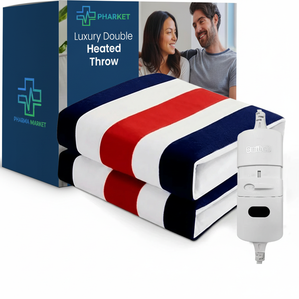 Luxury Double Electric Blanket – Heated Throw for Warmth & Style