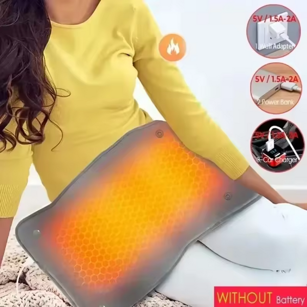 USB Heating Pad with Graphene – Pain Relief & Adjustable Timer
