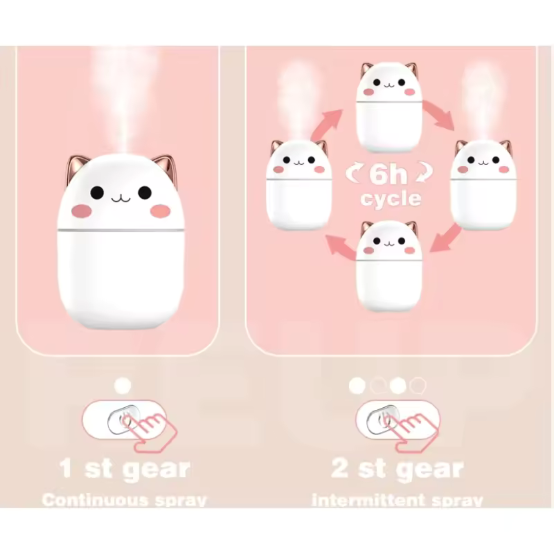 Kitten Aroma Diffuser & Humidifier