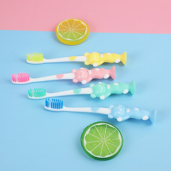 Eco-Friendly Cartoon Toothbrush – 4 Pack