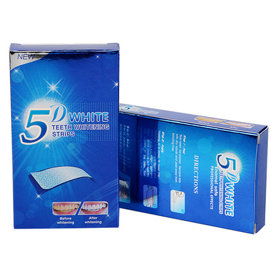 5D Gel Teeth Whitening Strips (56 pcs)