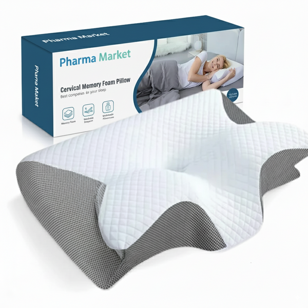 Memory Foam Pillow – Neck Comfort & Ergonomic Support