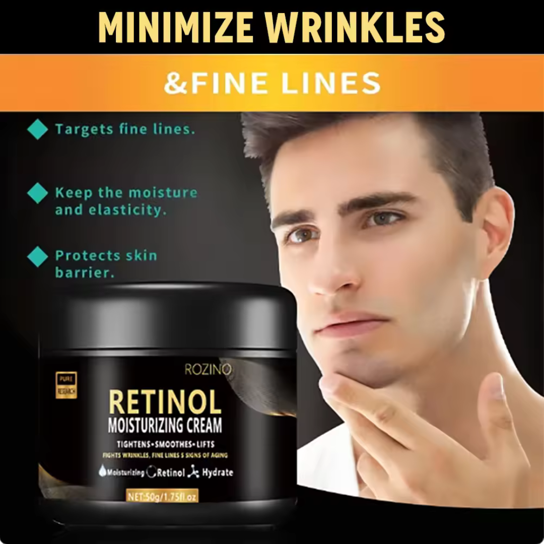 Men’s Retinol Moisturizer for Firm Smooth Skin