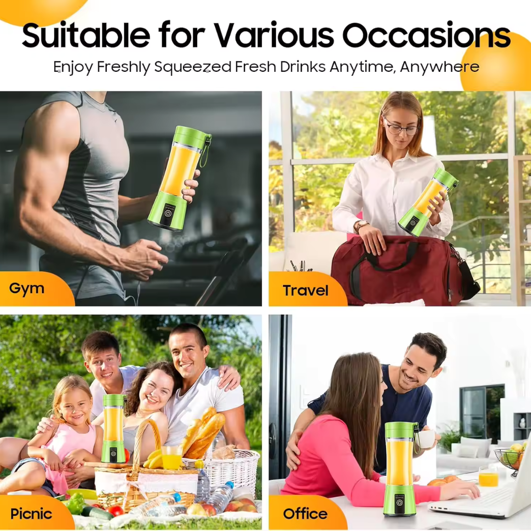 Mini Electric Portable Juicer Blender