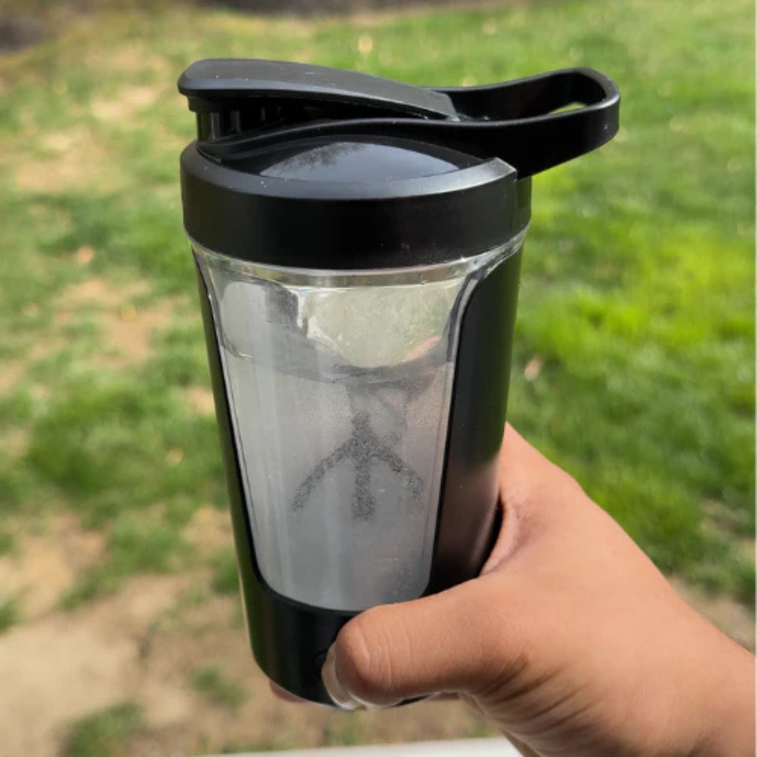 USB-C Electric Protein Shaker Bottle 450ml – Rechargeable Mixer for Shakes & Supplements
