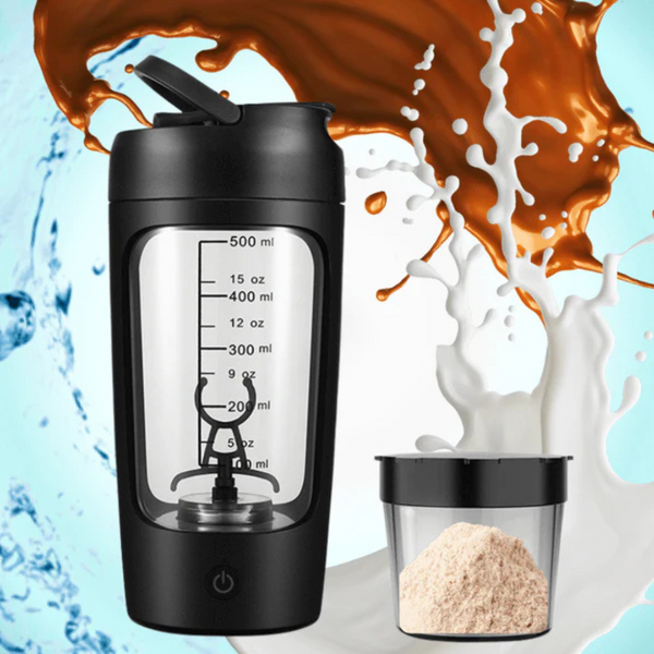USB-C Electric Protein Shaker Bottle – Rechargeable Mixer for Shakes & Supplements
