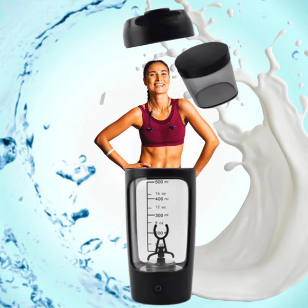 USB-C Electric Protein Shaker Bottle – Rechargeable Mixer for Shakes & Supplements
