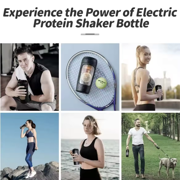 USB-C Electric Protein Shaker Bottle – Rechargeable Mixer for Shakes & Supplements