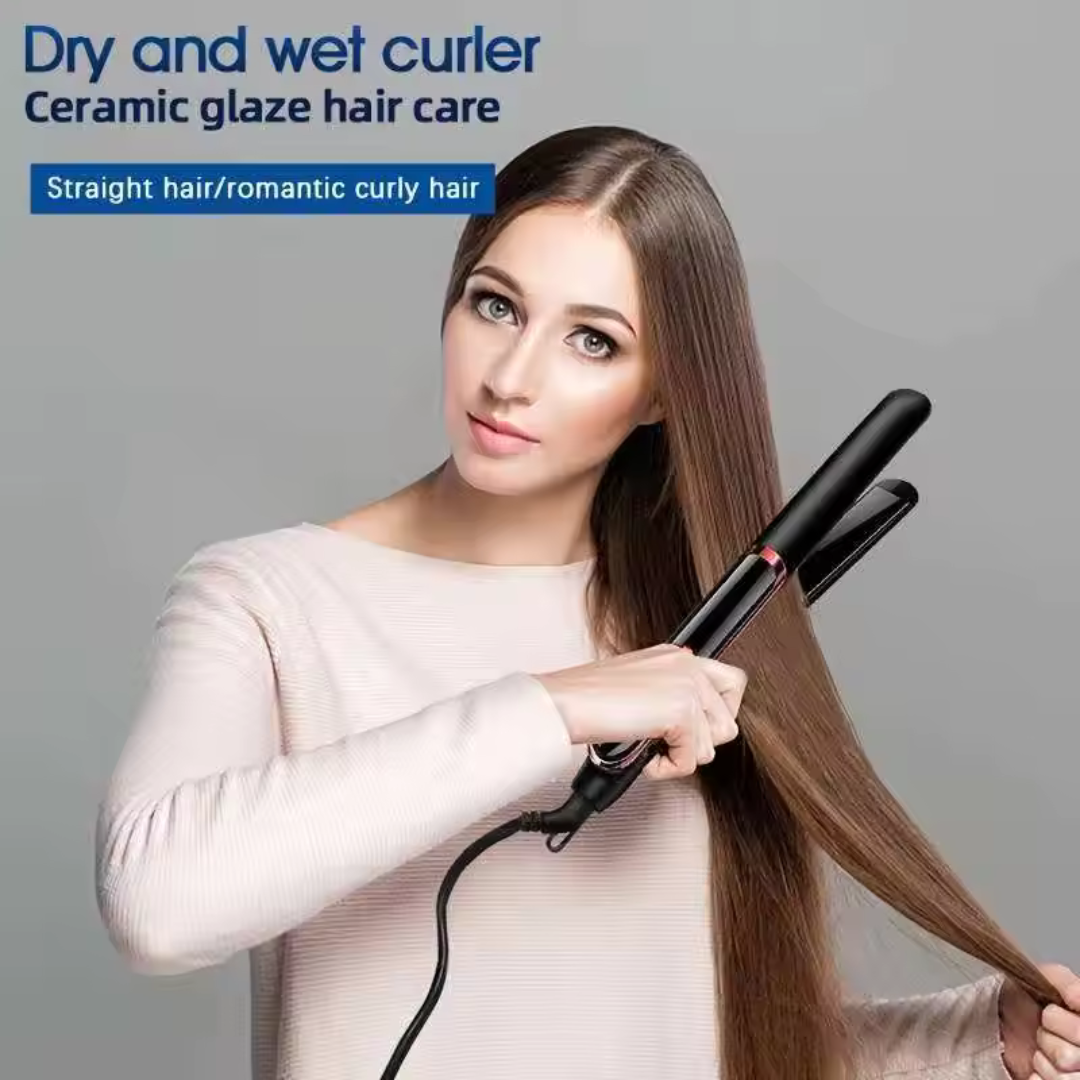 Professional Ceramic Ionic Hair Straightener with LCD Display