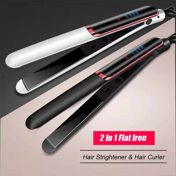 Professional Ceramic Ionic Hair Straightener with LCD Display