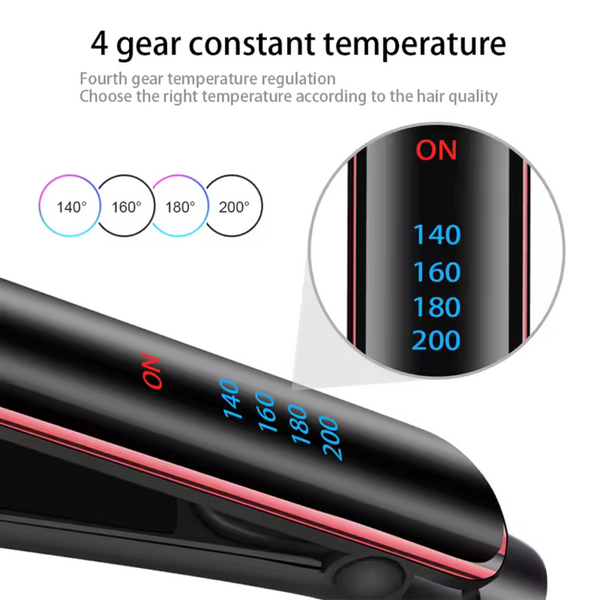 Professional Ceramic Ionic Hair Straightener with LCD Display