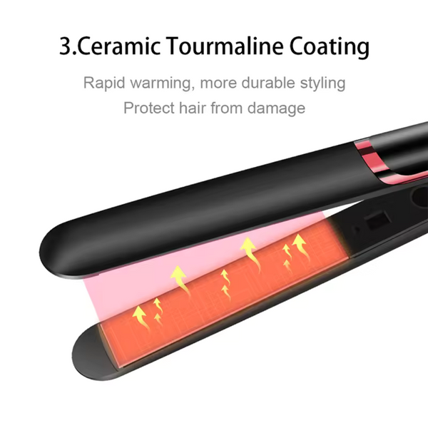 Professional Ceramic Ionic Hair Straightener with LCD Display