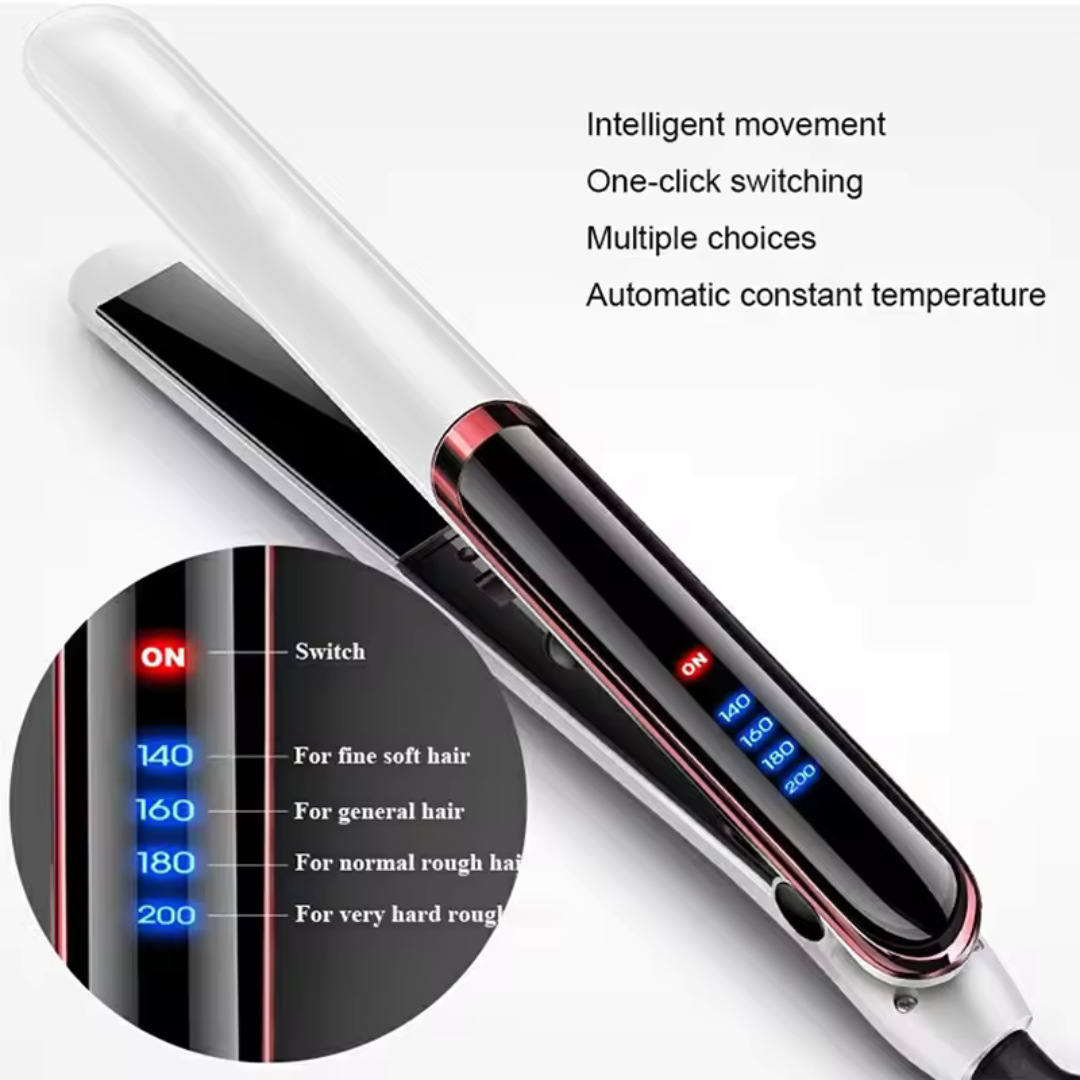 Professional Ceramic Ionic Hair Straightener with LCD Display