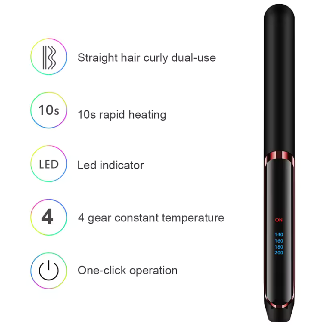 Professional Ceramic Ionic Hair Straightener with LCD Display