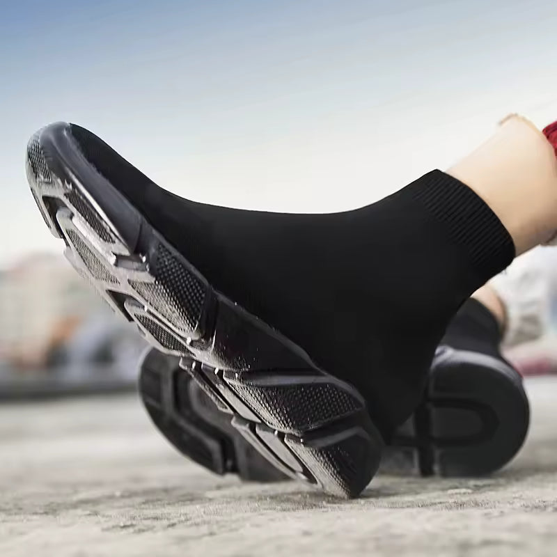 Unisex High Sock Slip-On Trainers – Lightweight Running Style