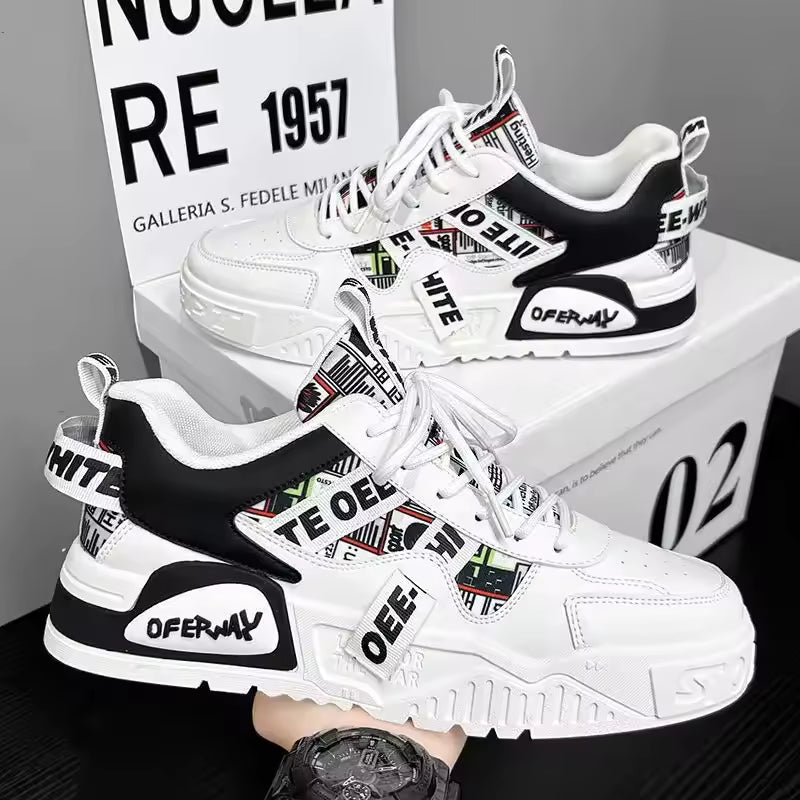 Men’s Chunky Trainers with Street Style Design