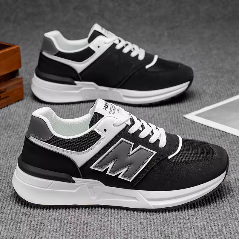 Men’s Casual Low Top Trainers – Street Style Lace-Up