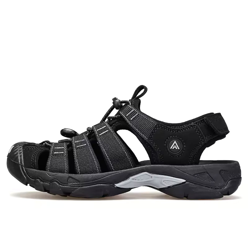 Men’s Outdoor Hiking Sandals – Closed Toe Lightweight Trekking Sandals