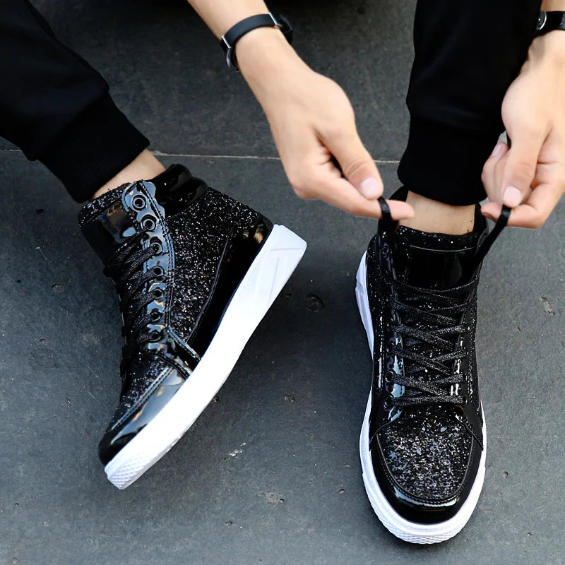 Women’s Mid Top Platform Trainers – Eclipse