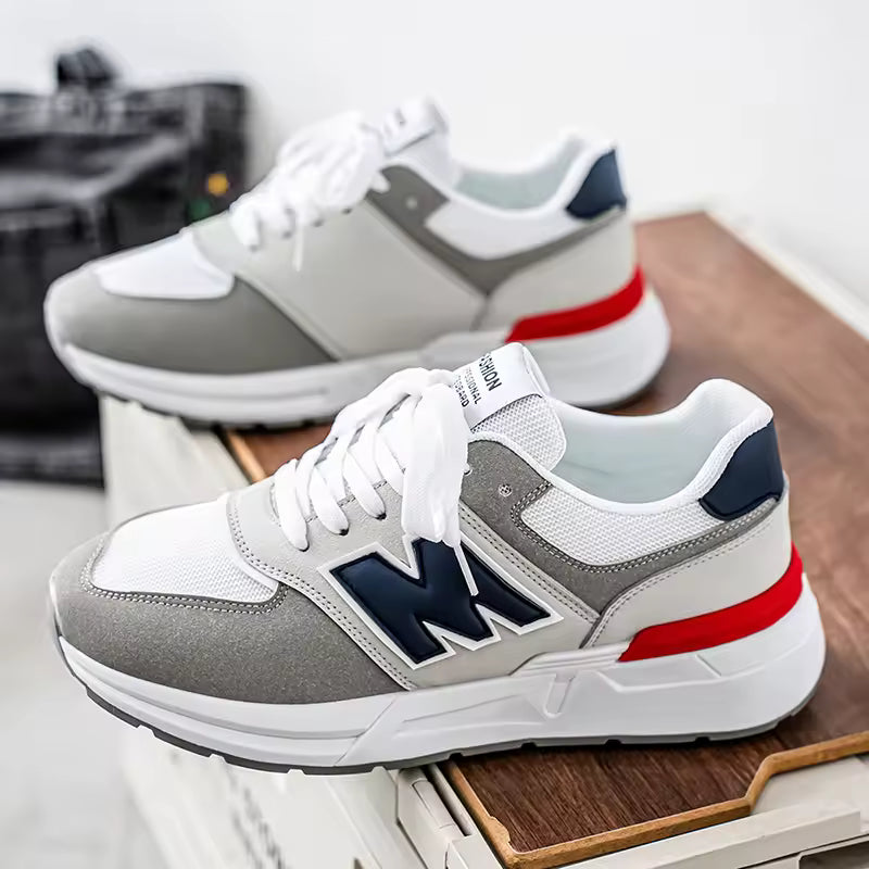 Men’s Casual Low Top Trainers – Street Style Lace-Up