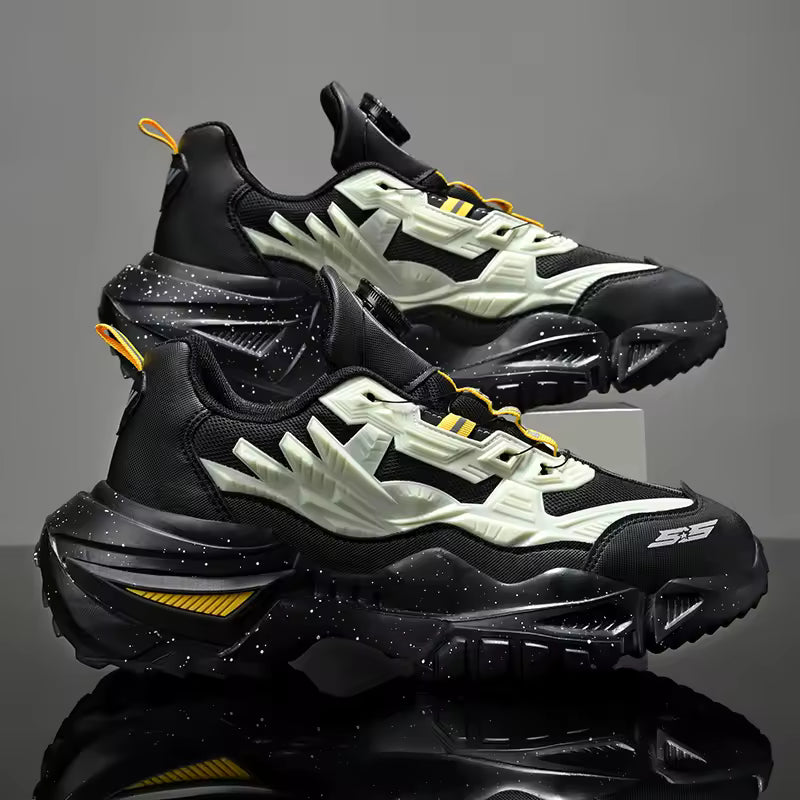 Men’s Lace-Free Casual Trainers – Fashion Running Style Shoes