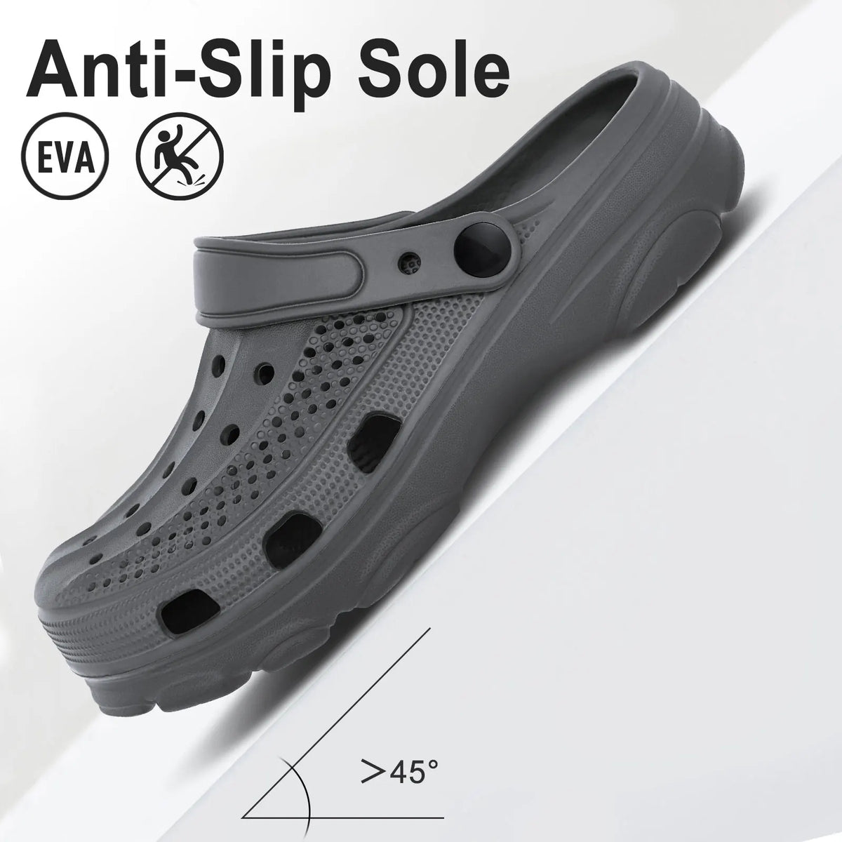 Unisex Comfortable Slip-On Clogs – Lightweight Casual Garden Shoes