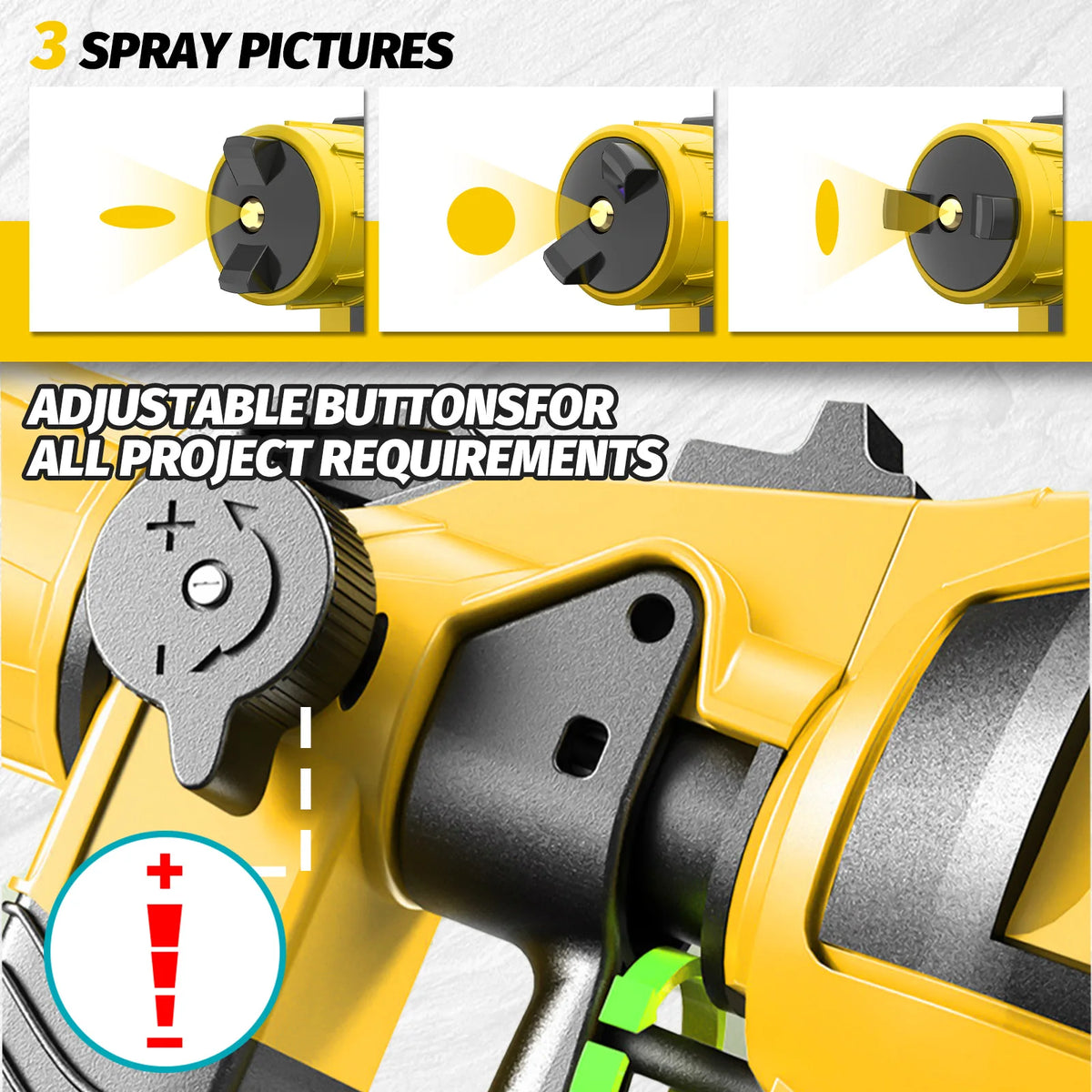 Cordless HVLP Paint Sprayer – Compatible with DeWalt 18V Battery