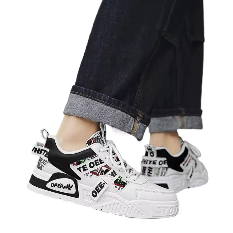 Men’s Chunky Trainers with Street Style Design