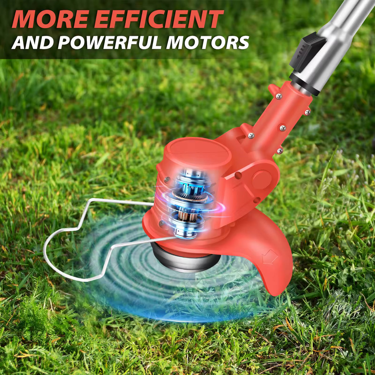 21V Cordless Grass Strimmer – 3-in-1 Electric Garden Weed Trimmer