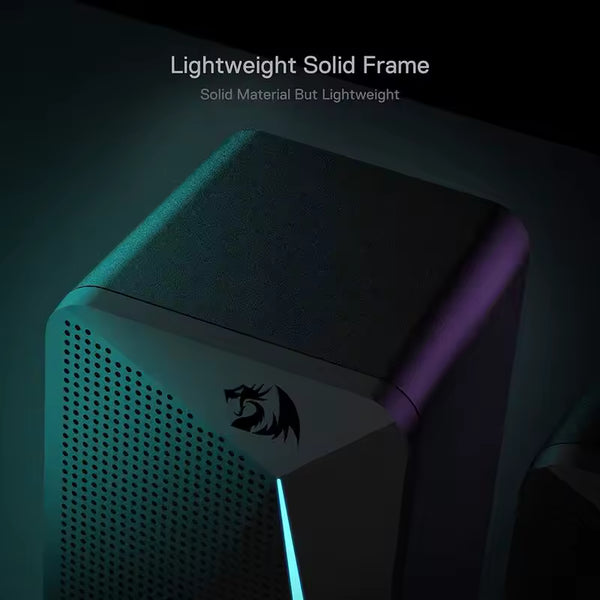 Powerful RGB Gaming PC Speakers – Stereo Desktop Computer Sound System
