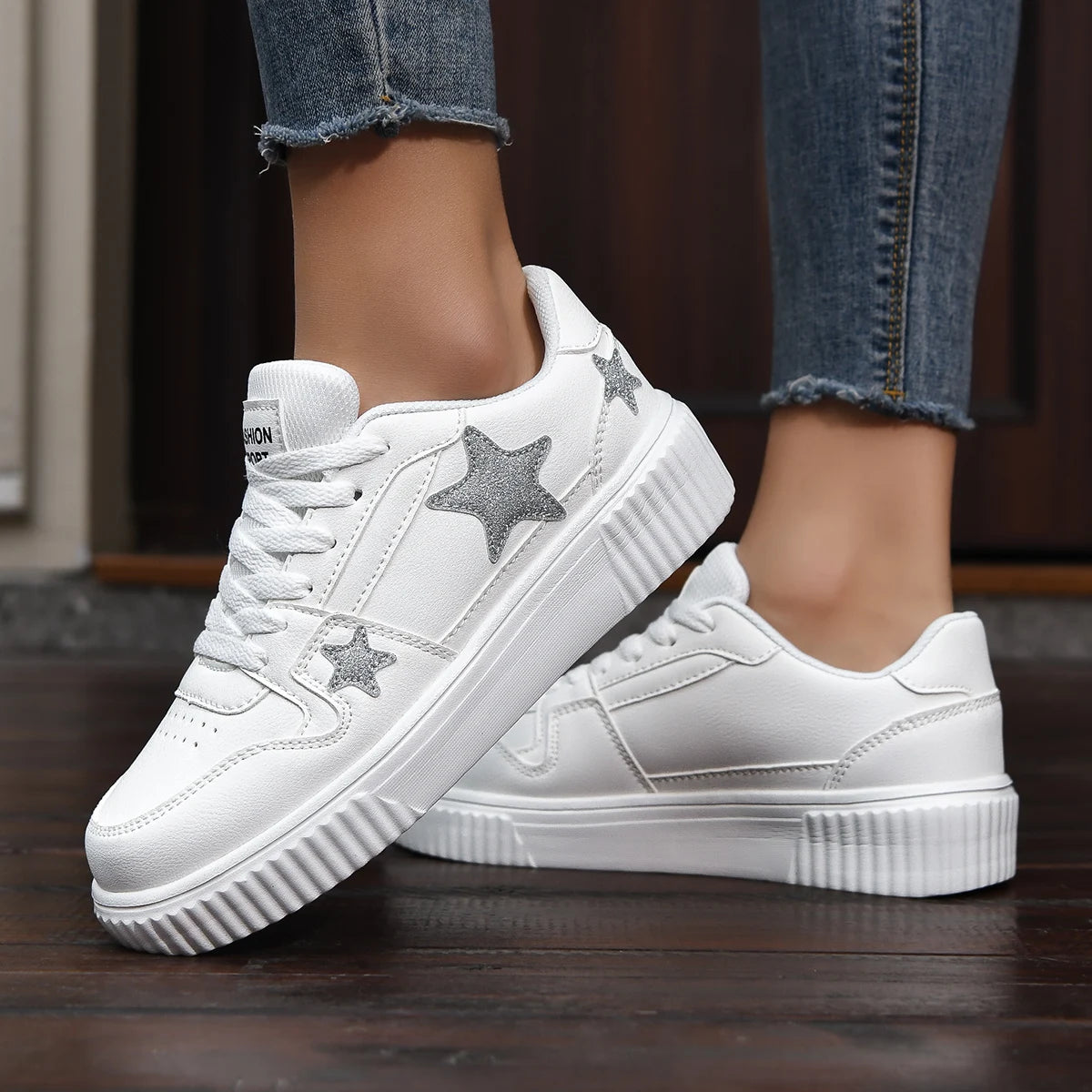 Women’s Star Design Platform Trainers