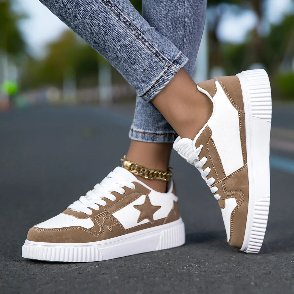 Women’s Star Design Platform Trainers