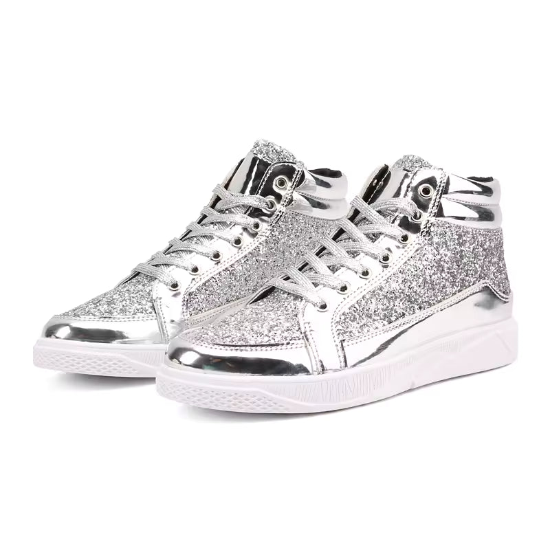Women’s Mid Top Platform Trainers – Eclipse
