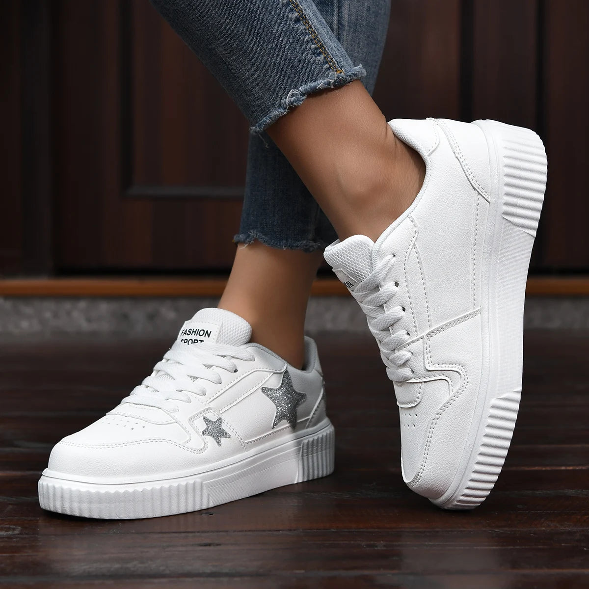 Women’s Star Design Platform Trainers