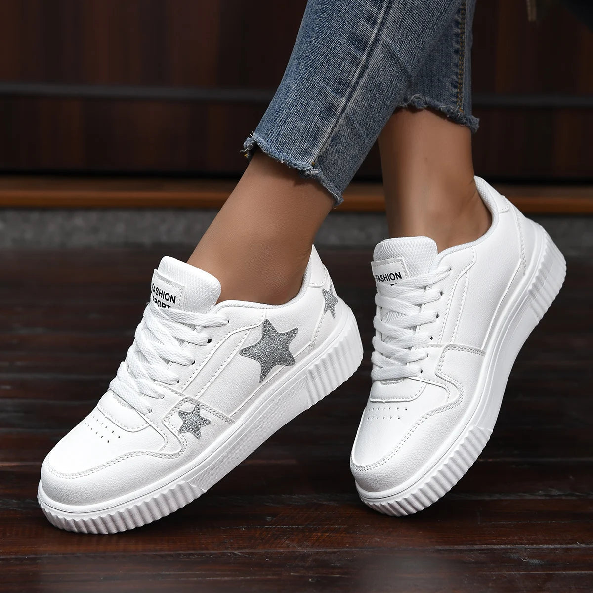 Women’s Star Design Platform Trainers