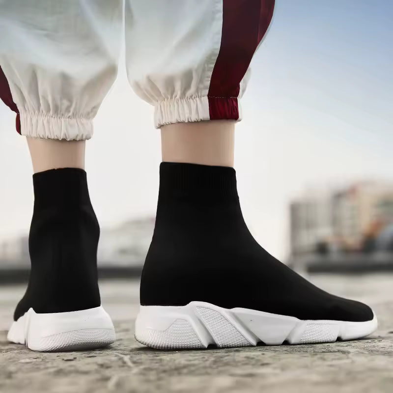 Unisex High Sock Slip-On Trainers – Lightweight Running Style