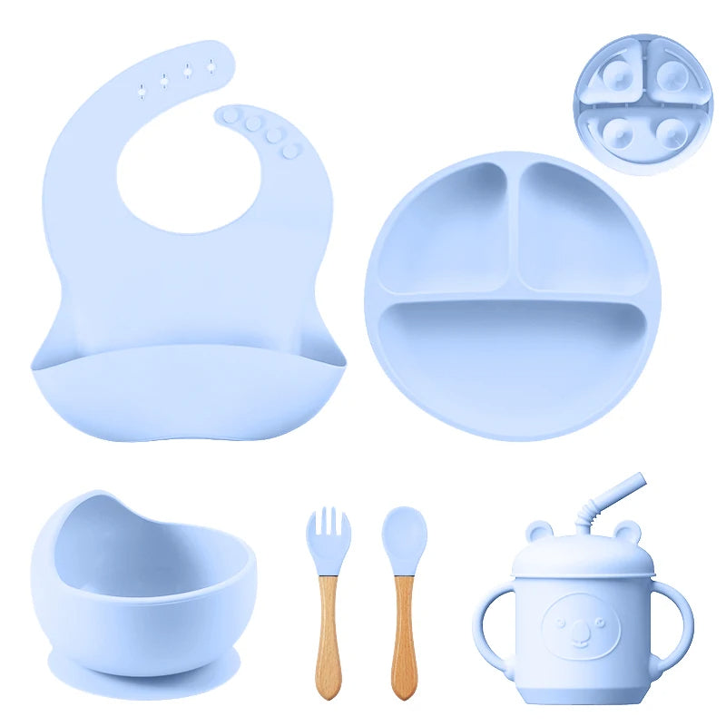 Complete Silicone Baby Feeding Set