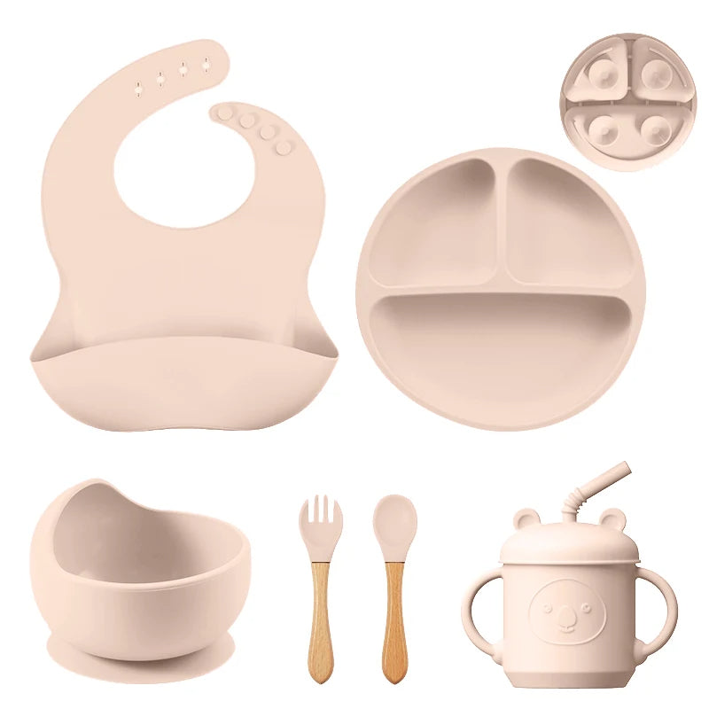 Complete Silicone Baby Feeding Set