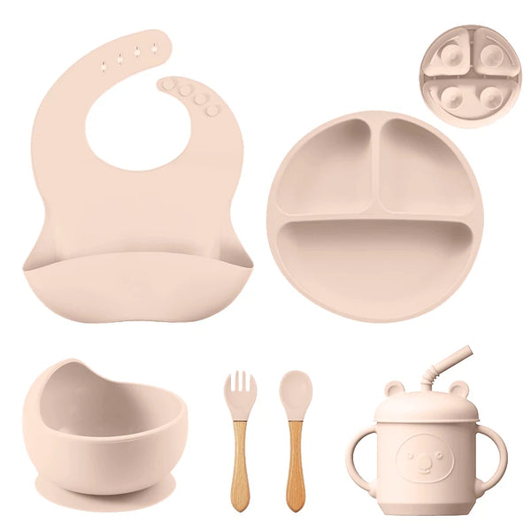 Complete Silicone Baby Feeding Set