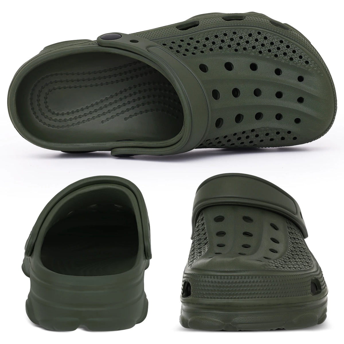 Unisex Comfortable Slip-On Clogs – Lightweight Casual Garden Shoes