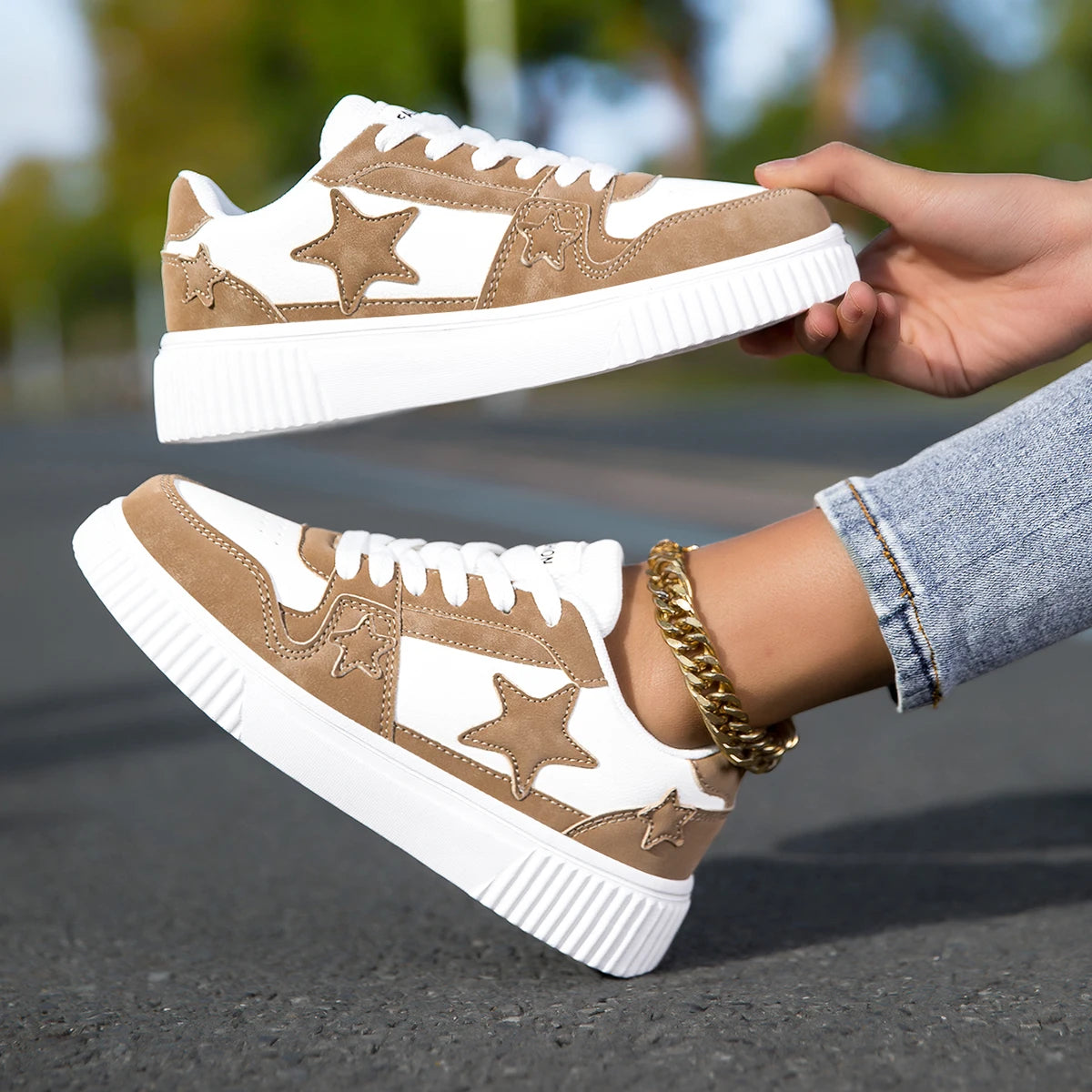 Women’s Star Design Platform Trainers