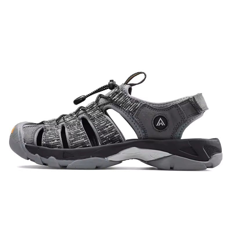 Men’s Outdoor Hiking Sandals – Closed Toe Lightweight Trekking Sandals