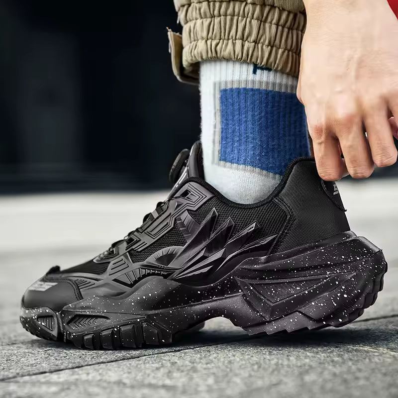 Men’s Lace-Free Casual Trainers – Fashion Running Style Shoes