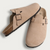 Suede clogs for mens or womens with arch support