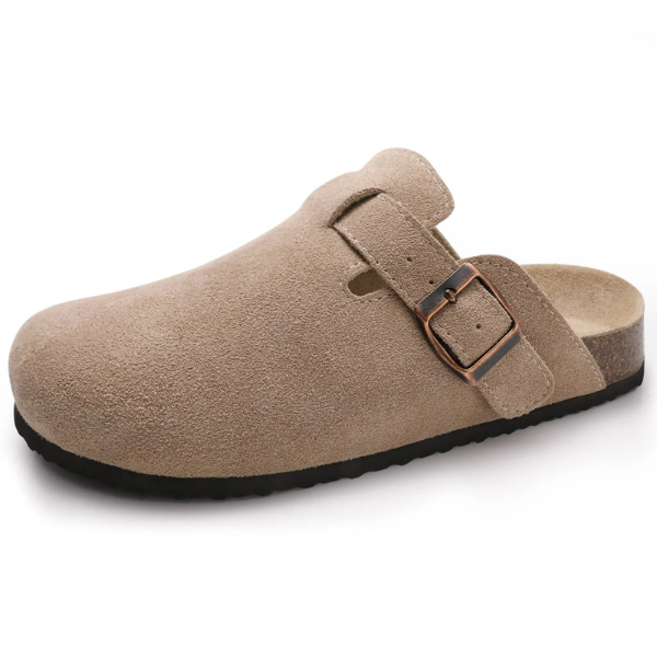 Suede clogs for mens or womens with arch support