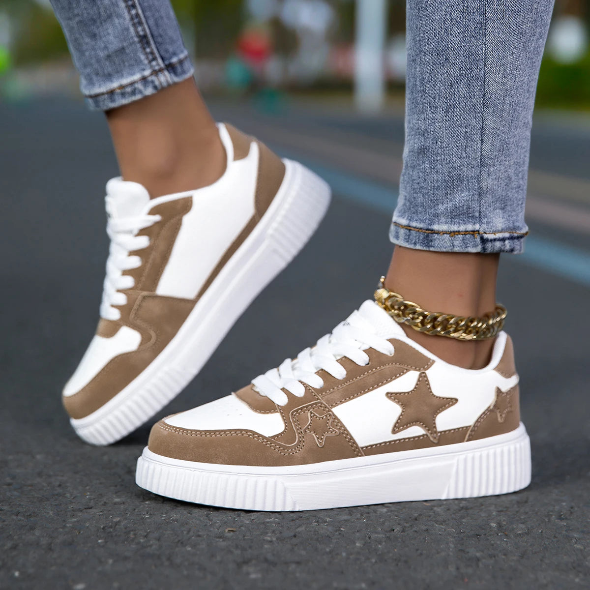 Women’s Star Design Platform Trainers