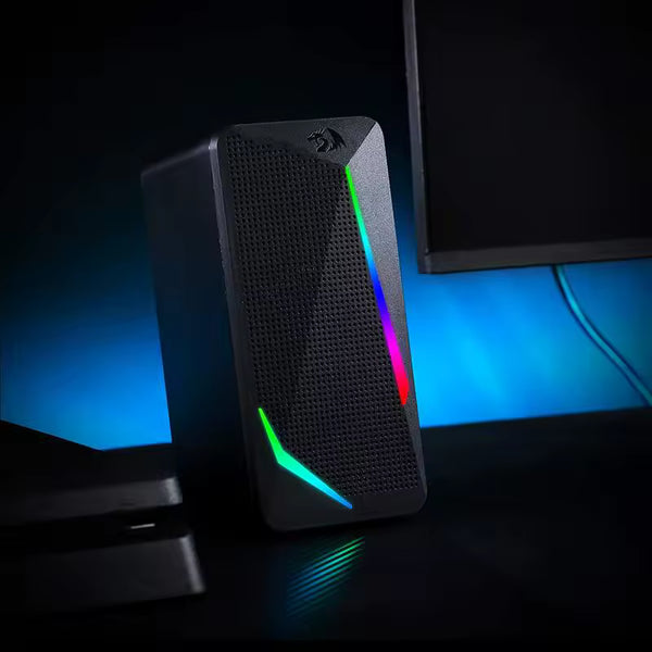 Powerful RGB Gaming PC Speakers – Stereo Desktop Computer Sound System