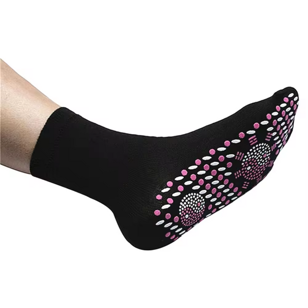Self-Heating Socks with Magnetic Therapy – Warmth & Comfort (One Size Stretch Fit: UK 5–10)
